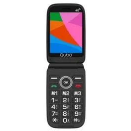 Qubo X-340 4G Teléfono Móvil para Personas Mayores Negro