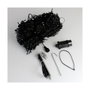 Cortina de luces exterior blanco cálido 120 LEDs 2 m
