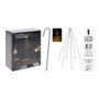 Null - Guirnalda Exterior Cortina 120 LEDs Blanco Cálido IP44 para Árboles, con Transformador, Altura 2m