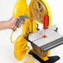 Powerplus Pistola de sopletear neumática con pico largo 10 cm, 12 bar, 125 l/min para compresor