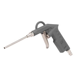 Powerplus Pistola de sopletear neumática con pico largo 10 cm, 12 bar, 125 l/min para compresor