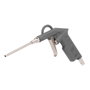 Powerplus Pistola de sopletear neumática con pico largo 10 cm, 12 bar, 125 l/min para compresor