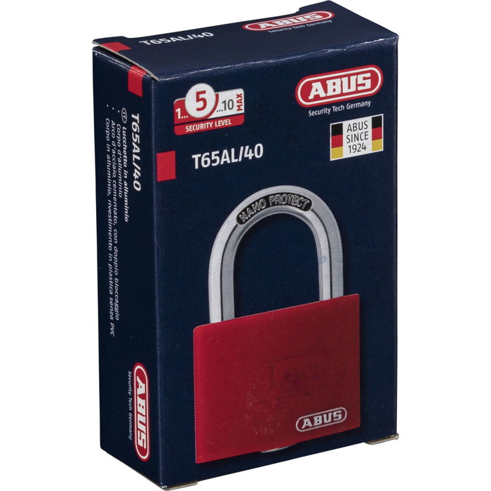 Abus MyLock T65AL red SL 5 rojo/plata Abus MyLock T65AL red SL 5 rojo/plata