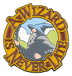 El Señor de los Anillos Imán A Wizard Is Never Late (Enamel) 7 cm