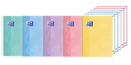 Bloc Oxford School Eu.Book 5 Touch Micro.Tapa Extra A4+ 120H Dots 90G Surtido Pastel (5 Col.) (Set de 5)