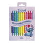 ERIK Set de 12 rotuladores borrables Stitch Disney