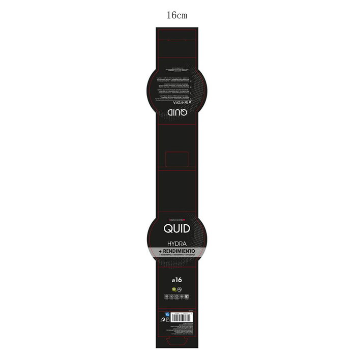 Quid Cazo Aluminio Estampado Hydra 16 cm - 2,4 L