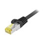 Equip Cable de red Cat6a S/FTP 20m Negro