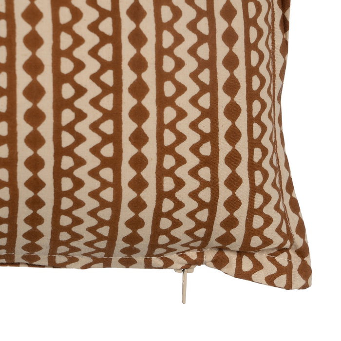 Cojín Beige-Marrón 100% Algodón 60 X 40 cm (Set de 2) Cojín Beige-Marrón 100% Algodón 60 X 40 cm (Set de 2)
