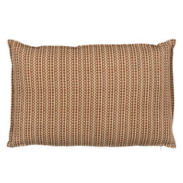 Cojín Beige-Marrón 100% Algodón 60 X 40 cm (Set de 2)