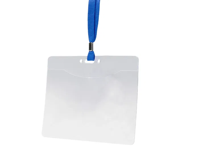 Q-connect Identificador con cordón plano azul A6 154x127 mm Apertura Superior