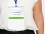 Q-connect Identificador con cordón plano azul A6 154x127 mm Apertura Superior