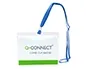 Q-connect Identificador con cordón plano azul A6 154x127 mm Apertura Superior