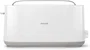 Philips Tostadora HD2590/00 - Blanco, 1 Ranura, 1030 W, Cajón de Virutas, Rejilla Repostería, Calefacción y Descongelación