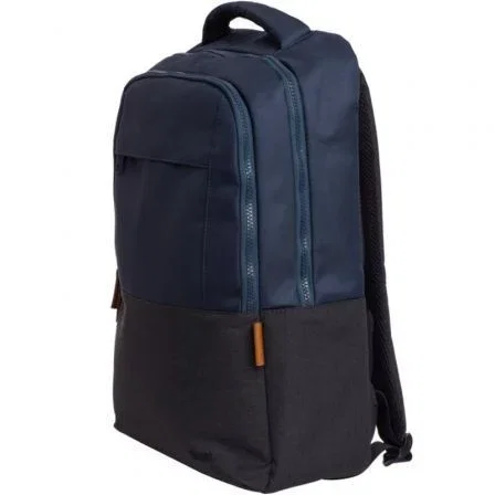 Trust 25124 Mochila Lisboa para Portátil 16" | 23L, Resistente al Agua y Golpes, Botellas Recicladas - Azul