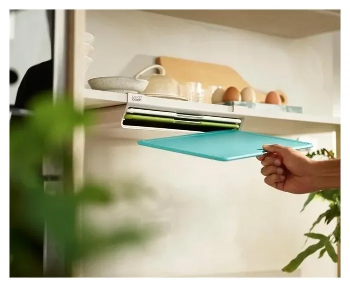 Joseph Joseph Folio Slim Juego de 3 Tablas de Cortar con Estante U-Shelf Multicolor Joseph Joseph Folio Slim Juego de 3 Tablas de Cortar con Estante U-Shelf Multicolor