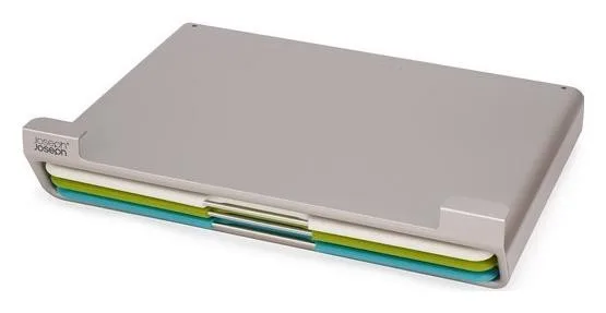 Joseph Joseph Folio Slim Juego de 3 Tablas de Cortar con Estante U-Shelf Multicolor Joseph Joseph Folio Slim Juego de 3 Tablas de Cortar con Estante U-Shelf Multicolor