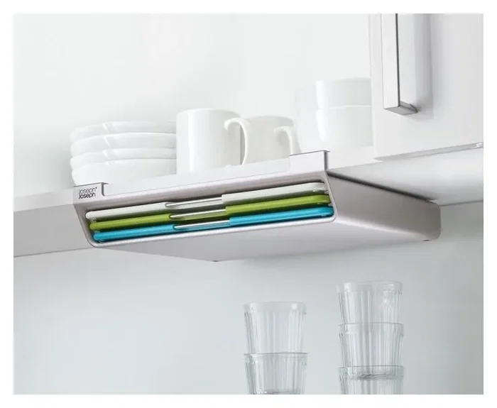 Joseph Joseph Folio Slim Juego de 3 Tablas de Cortar con Estante U-Shelf Multicolor Joseph Joseph Folio Slim Juego de 3 Tablas de Cortar con Estante U-Shelf Multicolor