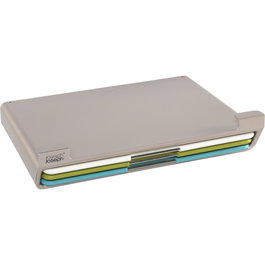 Joseph Joseph Folio Slim Juego de 3 Tablas de Cortar con Estante U-Shelf Multicolor