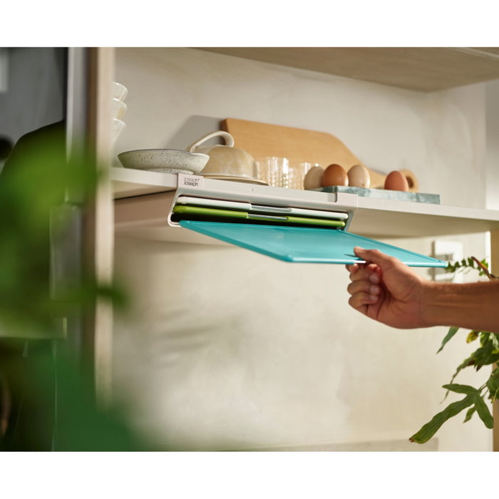 Joseph Joseph Folio Slim Juego de 3 Tablas de Cortar con Estante U-Shelf Multicolor Joseph Joseph Folio Slim Juego de 3 Tablas de Cortar con Estante U-Shelf Multicolor