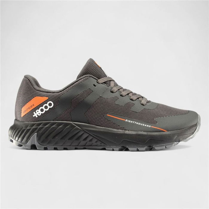 Zapatillas de Hombre para Caminar +8000 Telmen Gris oscuro L