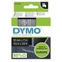 Dymo Cinta D1 12mm x 7m Blanco sobre transparente