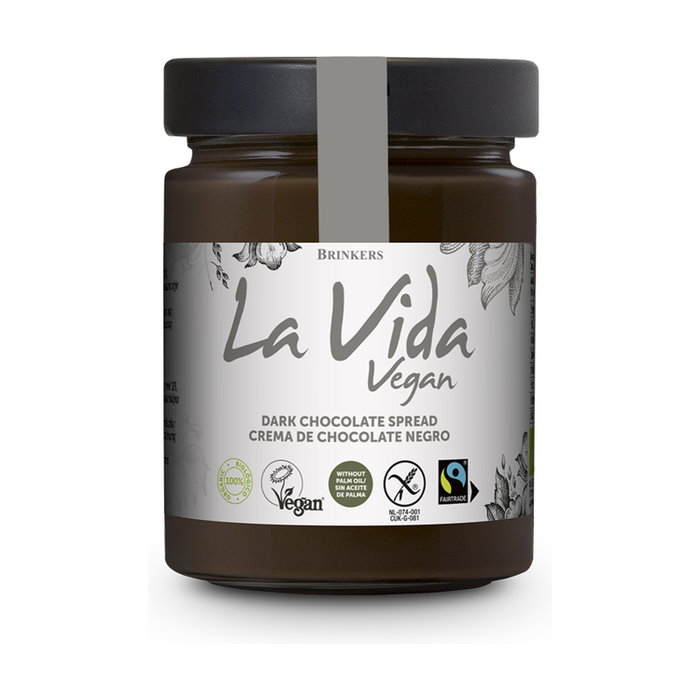 La Vida Vegan Crema de Chocolate Negro Bio Vegano 270g