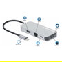 MANHATTAN Adaptador USB-C 8-in-1 Dockingstation con HDMI, RJ45 y 3xUSB-A