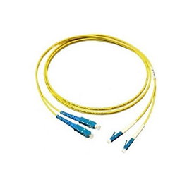 GoodConnections Cable de fibra óptica OS2 Duplex LC/SC 20m