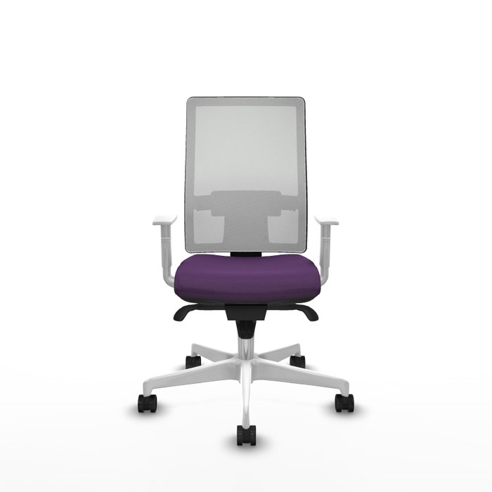 PIQUERAS Y CRESPO Silla de oficina Horna con mecanismo Sincro, Morado y Blanco PIQUERAS Y CRESPO Silla de oficina Horna con mecanismo Sincro, Morado y Blanco