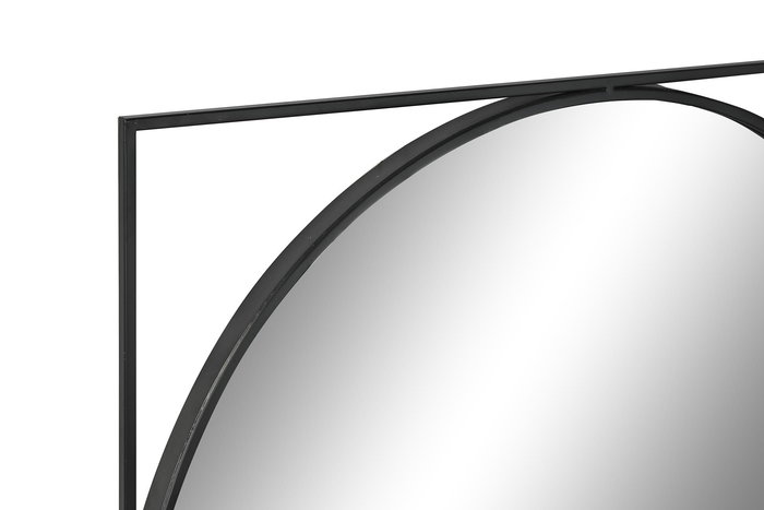 DKD Home Decor Espejo Loft Negro 3 x 85.5 x 85.5 cm (2 Unidades)