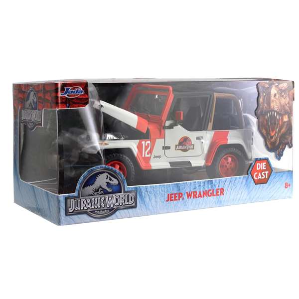 Smoby Jeep Wrangler Jurassic Park Coche Todoterreno 1:24 19cm