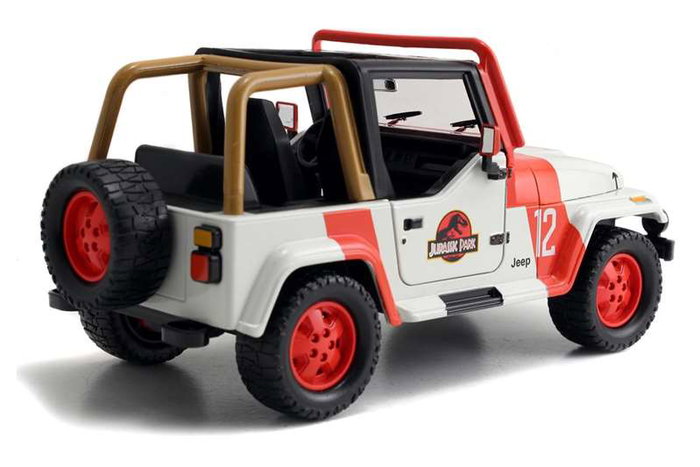 Smoby Jeep Wrangler Jurassic Park Coche Todoterreno 1:24 19cm