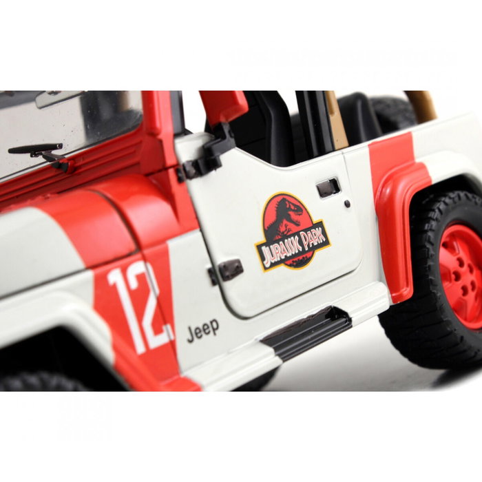JADA Coche todoterreno Jurassic Park Jeep Wrangler 1:24