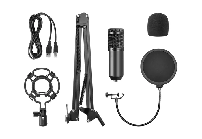 Mars Gaming MMICPRO Micrófono de Condensador USB 2.0 para Estudio, Streaming y ASMR - Kit 5 en 1 con Brazo Articulado, Filtro Antipop y Soporte Antivibraciones - Color Negro Mars Gaming MMICPRO Micrófono de Condensador USB 2.0 para Estudio, Streaming y ASMR - Kit 5 en 1 con Brazo Articulado, Filtro Antipop y Soporte Antivibraciones - Color Negro