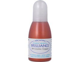 Tsukineko Tinta Brilliance Cobre Cósmico Efecto Nacarado 20ml