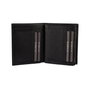 Zoozie Bags Cartera de Piel para Hombre Reynosa - Black, Negro