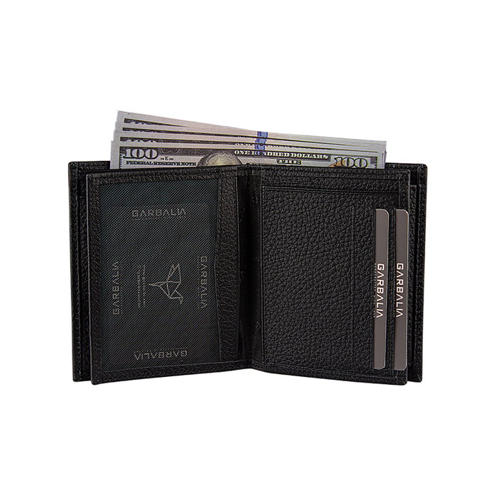 Zoozie Bags Cartera de Piel para Hombre Reynosa - Black, Negro