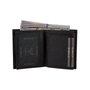 Zoozie Bags Cartera de Piel para Hombre Reynosa - Black, Negro