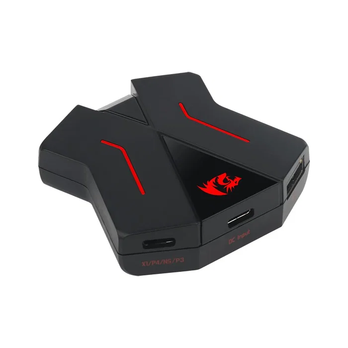 Redragon GA200 Eris Adaptador/Conversor Gaming Multiplataforma para PC, PS4, PS3, Xbox One y Nintendo Switch