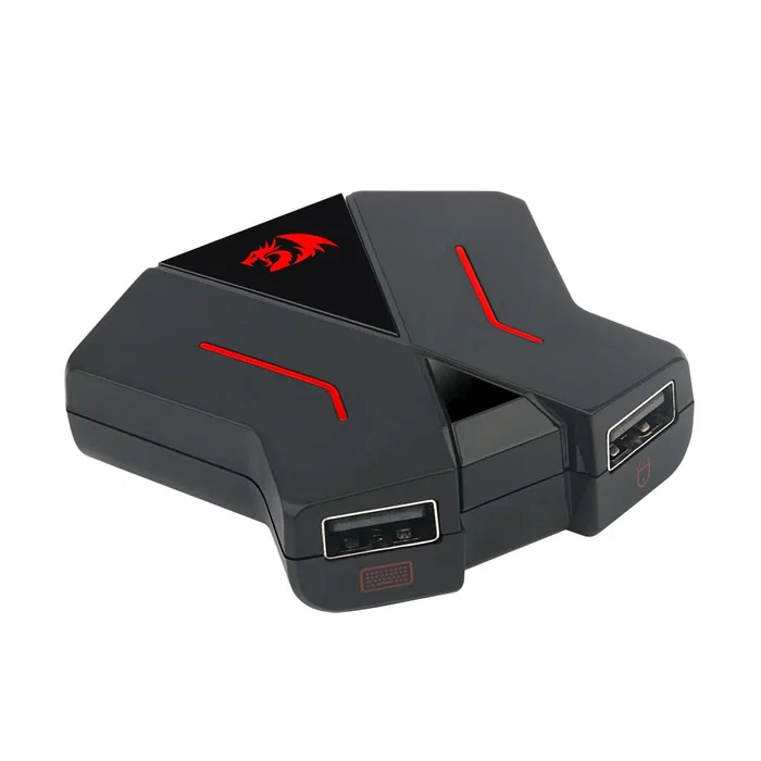 Redragon GA200 Eris Adaptador/Conversor Gaming Multiplataforma para PC, PS4, PS3, Xbox One y Nintendo Switch