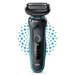 Braun Series 5 51-M1000s Afeitadora Inalámbrica AutoSense 3 Láminas Negro/Azul