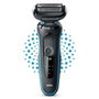 Braun Series 5 51-M1000s Afeitadora Inalámbrica AutoSense 3 Láminas Negro/Azul
