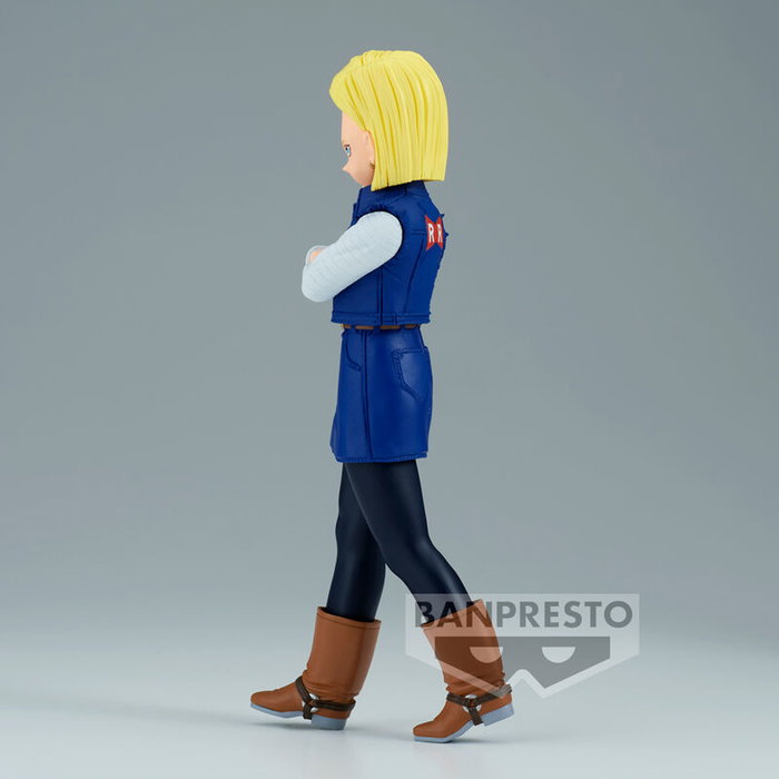 BANPRESTO Figura Android 18 Solid Edge Work Dragon Ball Z 17cm