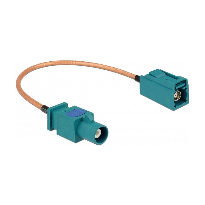DeLOCK Cable de antena coaxial 89660 FAKRA Z a FAKRA Z RG-316 20cm DeLOCK Cable de antena coaxial 89660 FAKRA Z a FAKRA Z RG-316 20cm