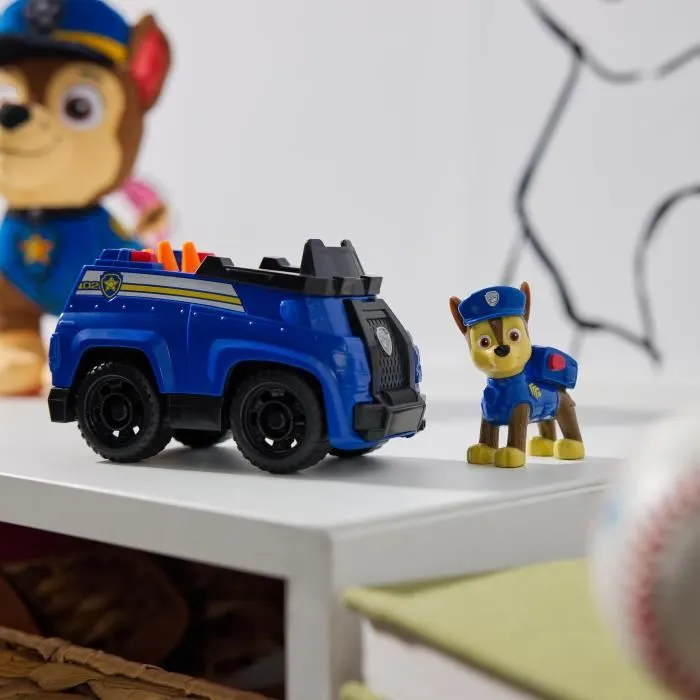 Spin Master Vehículo Maestro Giratorio + Figura de Chase Paw Patrol SPI6071210