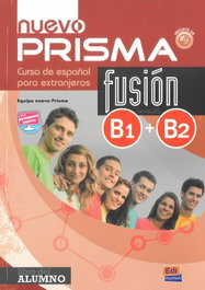 EDINUMEN, NUEVO PRISMA FUSION B1+B2 (LIBRO ALUMNO) (+CD) - EDINUMEN