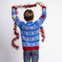 Cerdá Jersey Punto Navideño Sonic 6 Años Azul