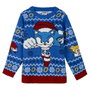 Cerdá Jersey Punto Navideño Sonic 6 Años Azul
