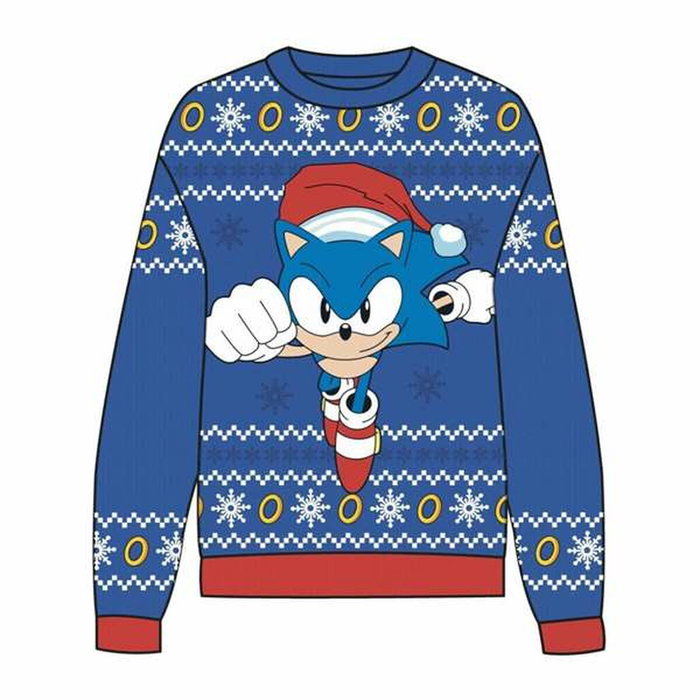 Cerdá Jersey Punto Navideño Sonic 6 Años Azul Cerdá Jersey Punto Navideño Sonic 6 Años Azul